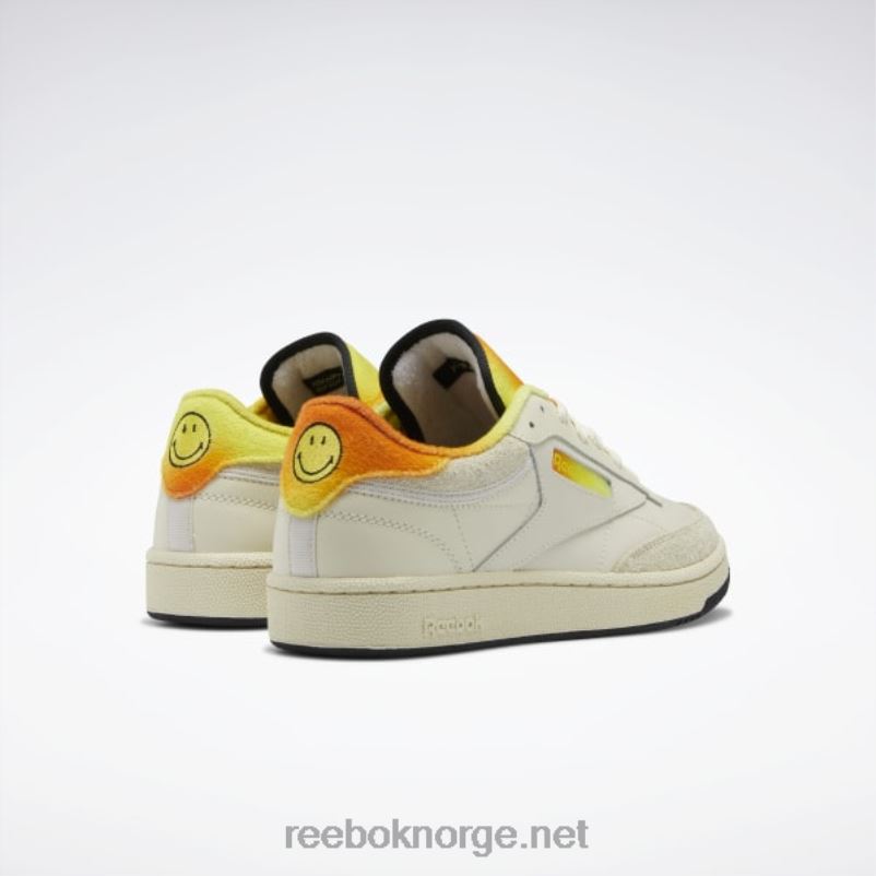 alabast/sitron/trek gull 2X42N166 Reebok smiley club c 85 sko - Bilde 5
