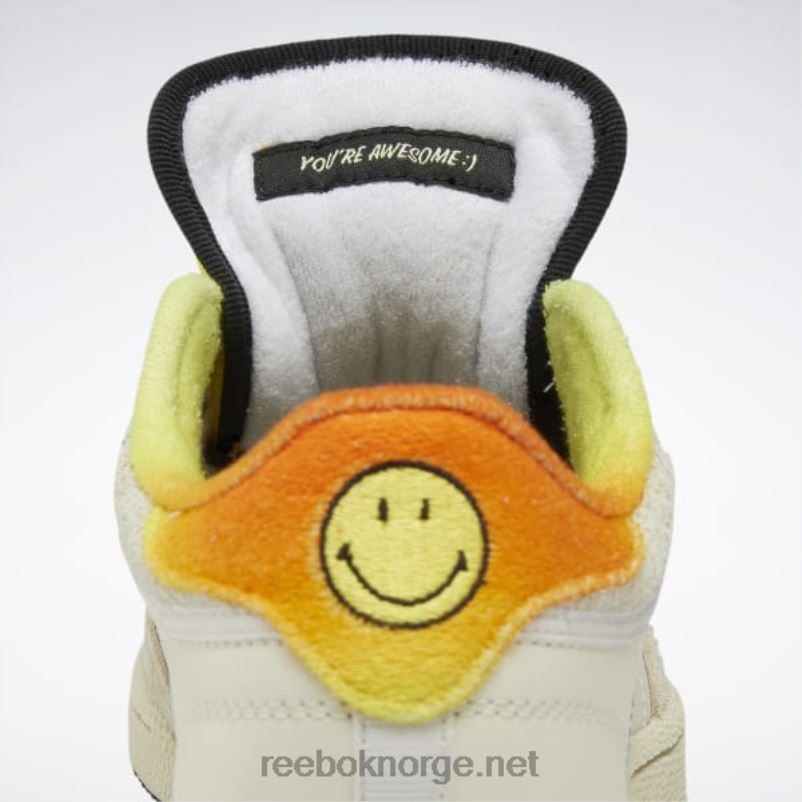 alabast/sitron/trek gull 2X42N166 Reebok smiley club c 85 sko - Bilde 9
