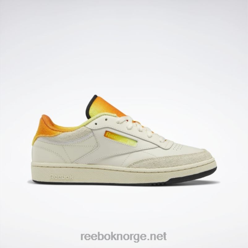 alabast_sitron_trek_gull_2x42n166_reebok_smiley_club_c_85_sko.jpg alabast/sitron/trek gull 2X42N166 Reebok smiley club c 85 sko - Bilde 1