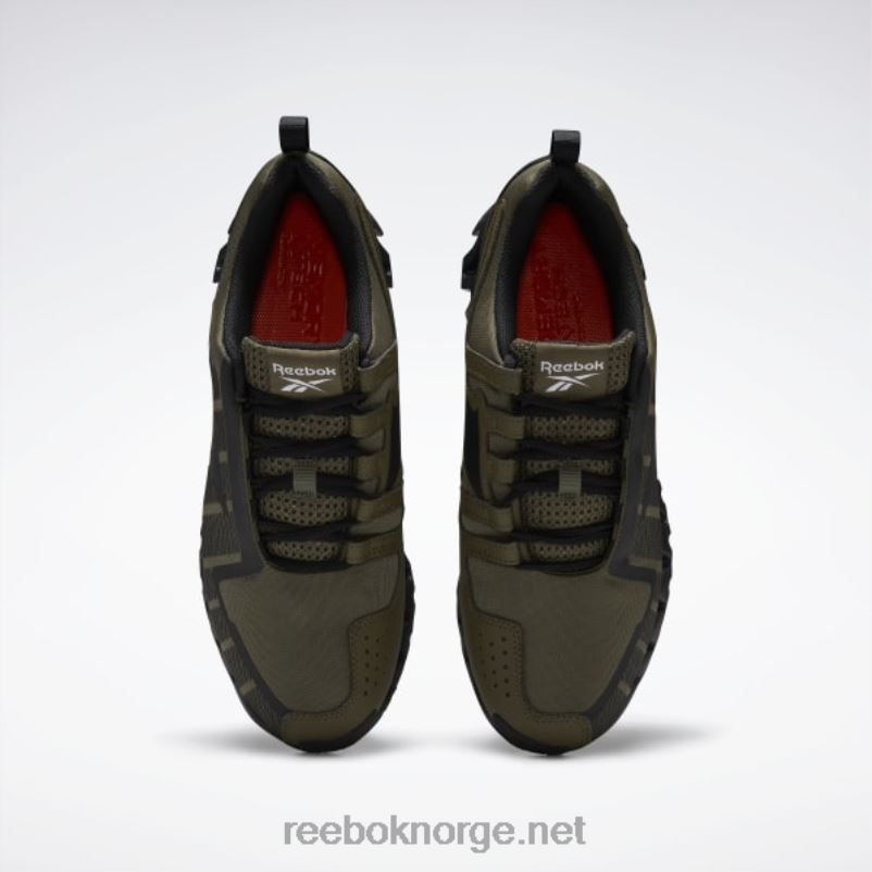 army grønn/kjerne sort/ftwr hvit 2X42N1050 Reebok zigwild trail 6 herresko - Bilde 6