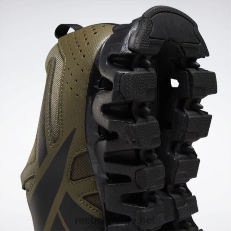 army grønn/kjerne sort/ftwr hvit 2X42N1050 Reebok zigwild trail 6 herresko - Bilde 9