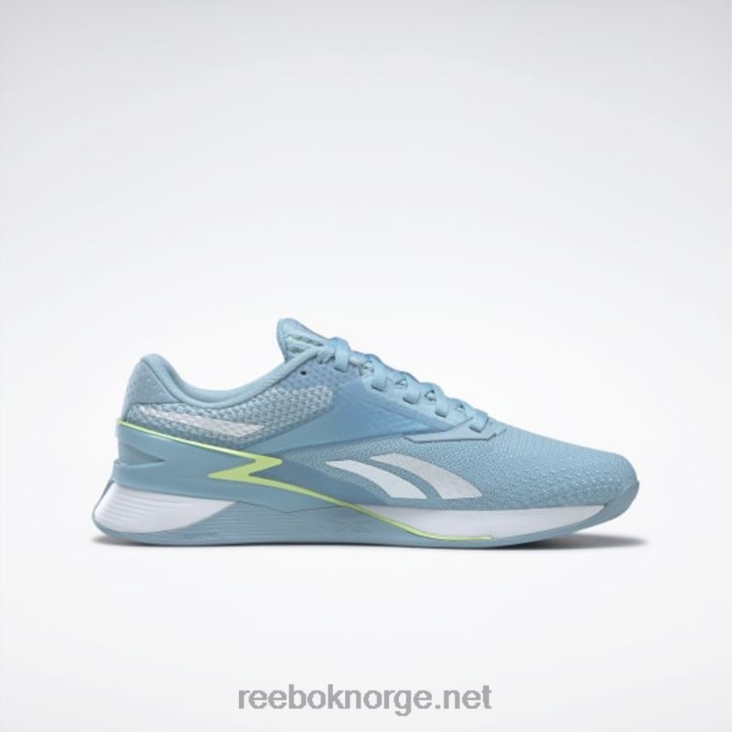blå perle/energiglød/fersken fuzz s23-r 2X42N113 Reebok nano x3 damesko - Bilde 3