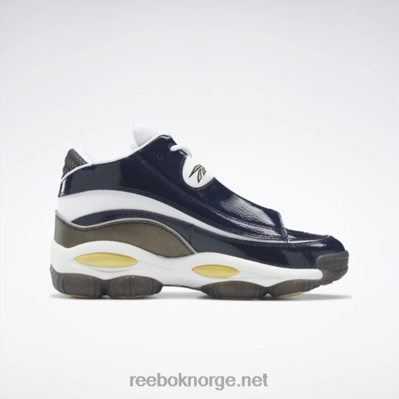 collegiate marine/ftwr hvit/rbk messing 2X42N571 Reebok svaret dmx basketball sko - Bilde 2