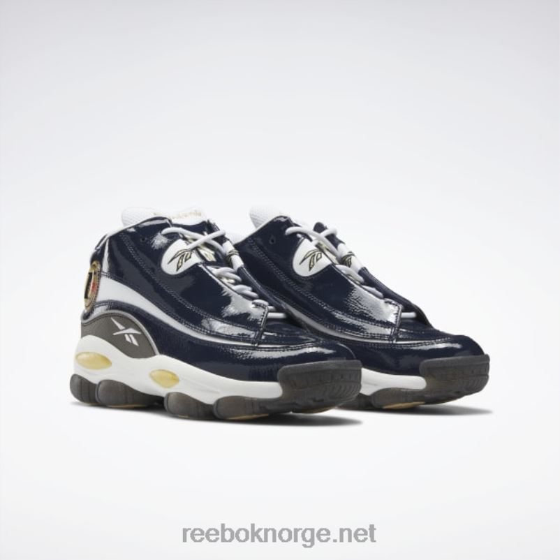 collegiate marine/ftwr hvit/rbk messing 2X42N571 Reebok svaret dmx basketball sko - Bilde 3