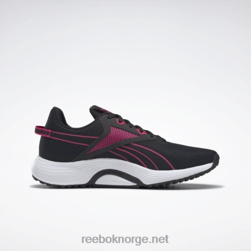 core black/pursuit rosa/ftwr white 2X42N139 Reebok lite pluss 3 løpesko for kvinner - Bilde 2