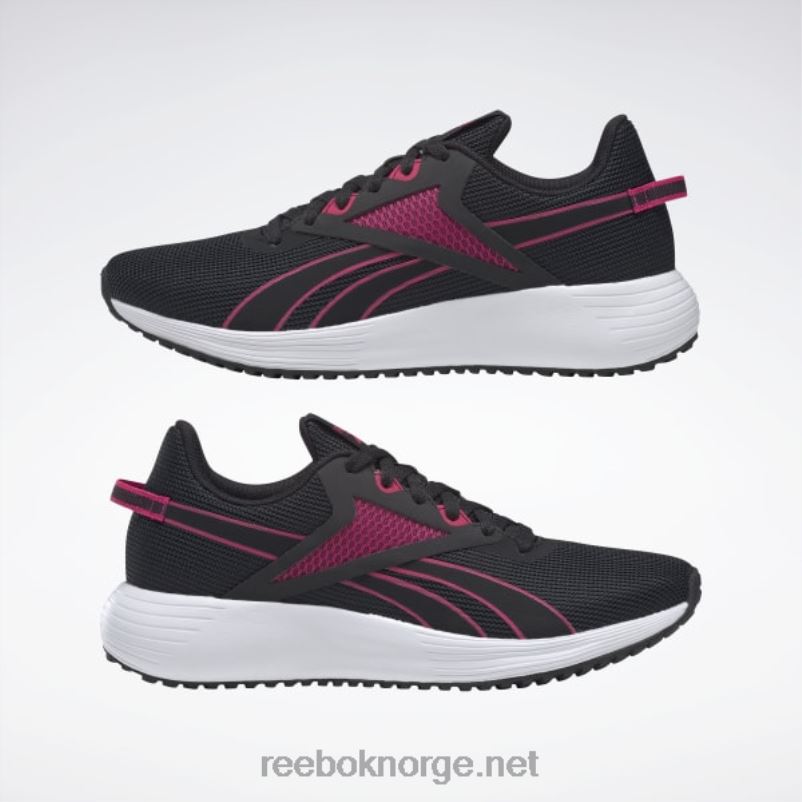 core black/pursuit rosa/ftwr white 2X42N139 Reebok lite pluss 3 løpesko for kvinner - Bilde 9