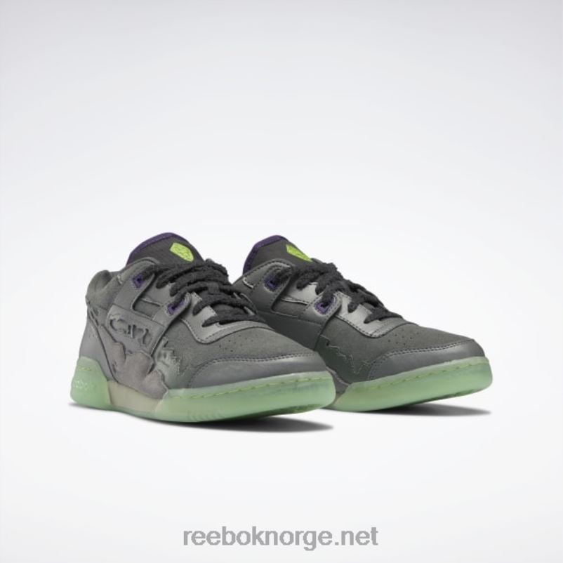 essensielt grå/kull/fri grønn 2X42N182 Reebok dc workout pluss herresko - Bilde 5