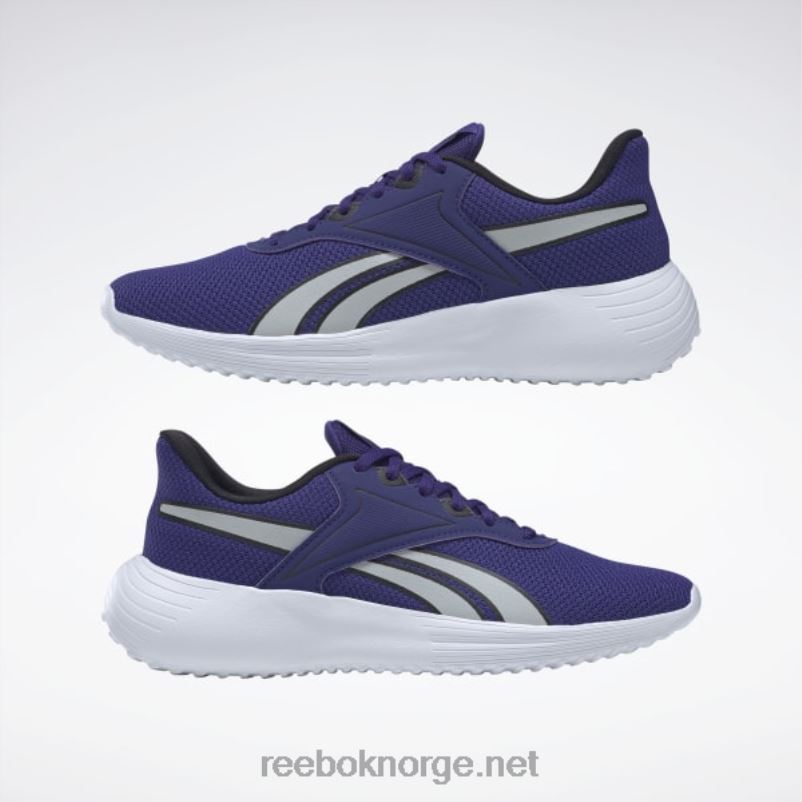 fet lilla/kjernesvart/ren grå 2 2X42N120 Reebok lite 3 løpesko for kvinner - Bilde 9