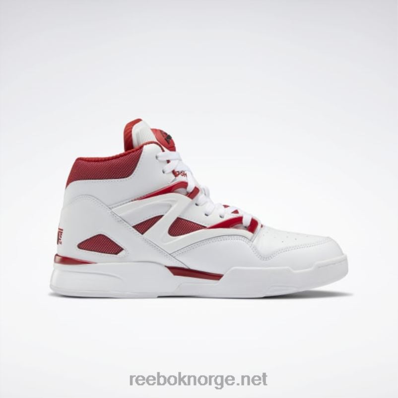 ftwr hvit/blink rød/kjerne svart 2X42N33 Reebok pump omni zone ii sko - Bilde 2