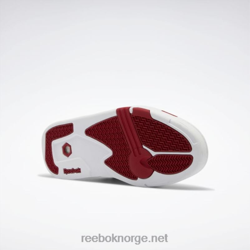 ftwr hvit/blink rød/kjerne svart 2X42N33 Reebok pump omni zone ii sko - Bilde 5