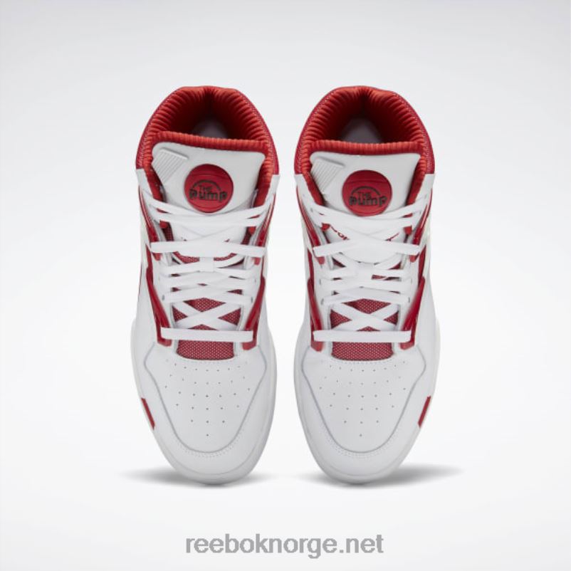 ftwr hvit/blink rød/kjerne svart 2X42N33 Reebok pump omni zone ii sko - Bilde 6