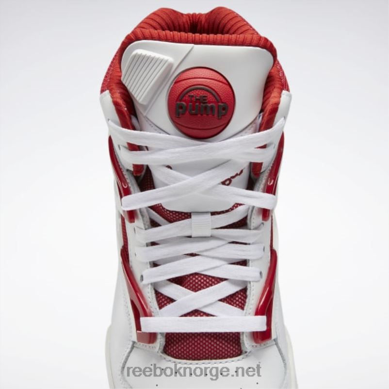 ftwr hvit/blink rød/kjerne svart 2X42N33 Reebok pump omni zone ii sko - Bilde 7