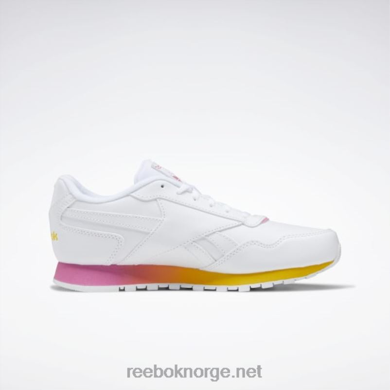 ftwr hvit/ekte rosa/alltid gul 2X42N826 Reebok klassiske harman run damesko - Bilde 2