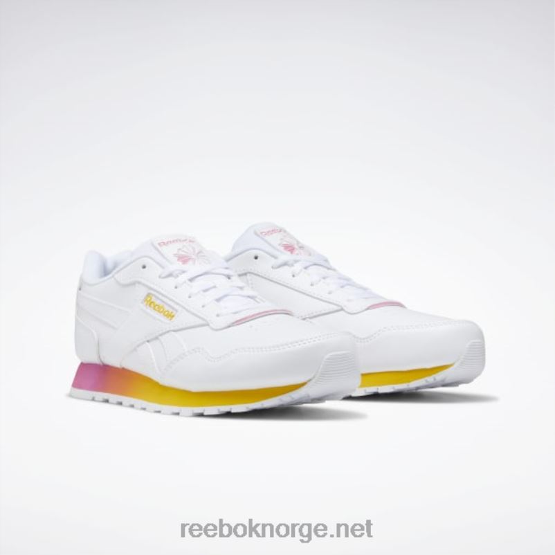ftwr hvit/ekte rosa/alltid gul 2X42N826 Reebok klassiske harman run damesko - Bilde 3
