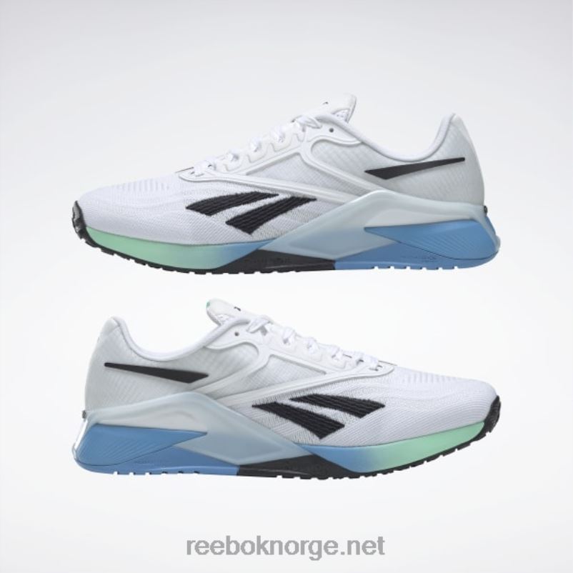 ftwr hvit/essensiell blå/hint mint 2X42N1060 Reebok nano x2 treningssko for menn - Bilde 9