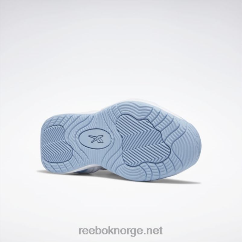 ftwr hvit/flytende blå/giftig gul 2X42N62 Reebok løsning mid basketball sko - Bilde 5