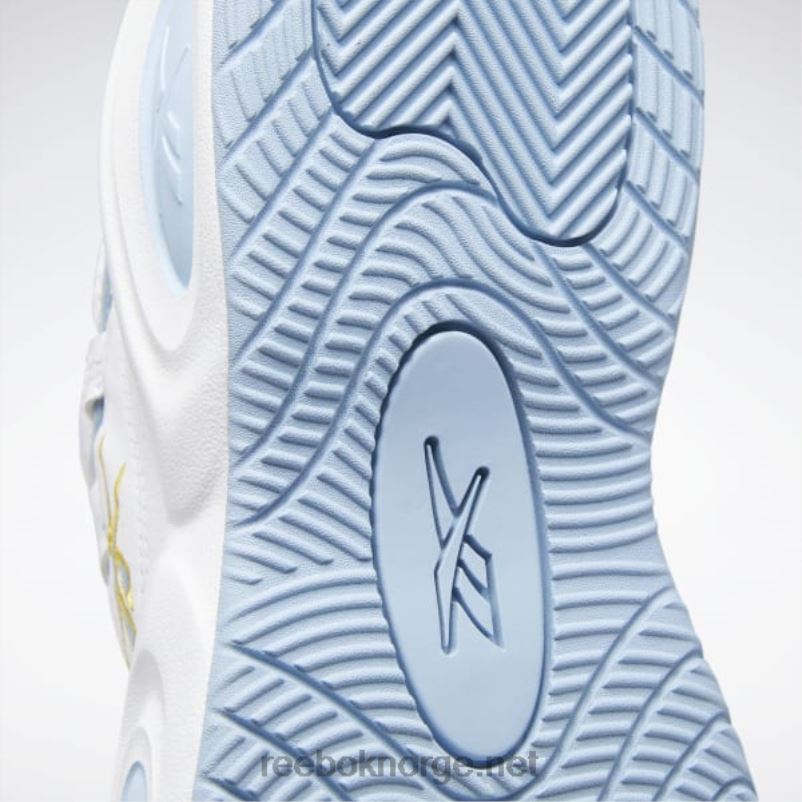 ftwr hvit/flytende blå/giftig gul 2X42N62 Reebok løsning mid basketball sko - Bilde 8