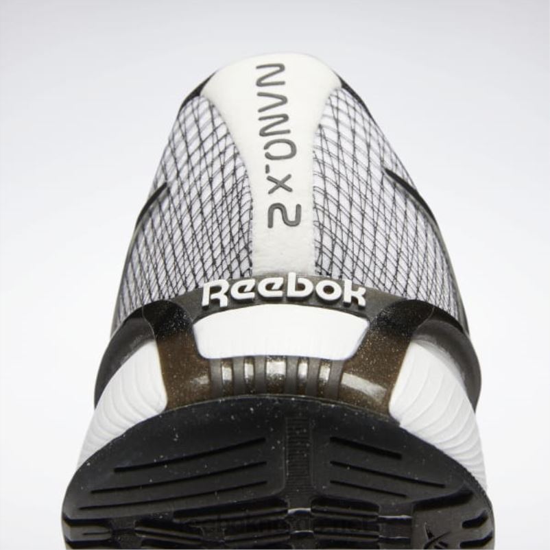 ftwr hvit/gavl grå/kjerne sort 2X42N121 Reebok nano x2 treningssko for kvinner les mills - Bilde 6
