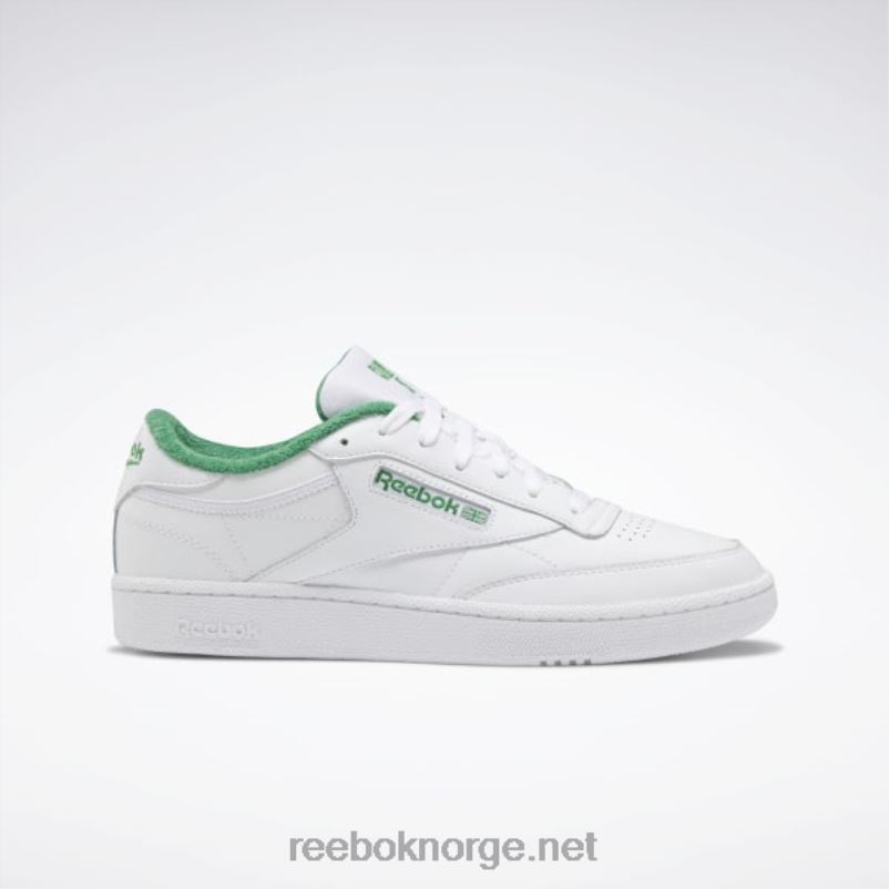 ftwr_hvit_glengronn_solsyregul_2x42n784_reebok_club_c_85_sko.jpg ftwr hvit/glengrønn/solsyregul 2X42N784 Reebok club c 85 sko - Bilde 1