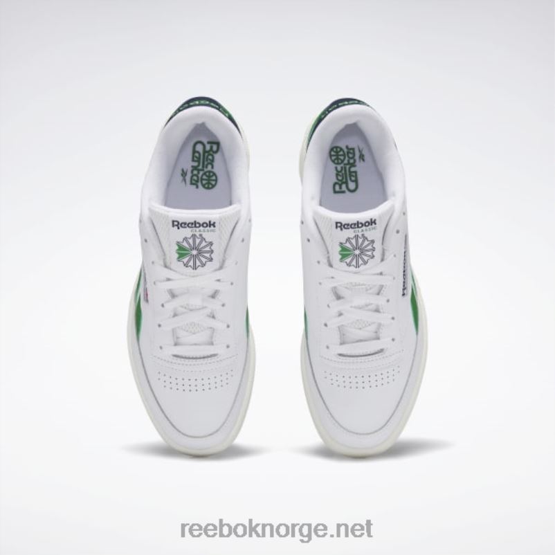 ftwr hvit/glengrønn/vektor marine 2X42N198 Reebok club c hevnsko - Bilde 6