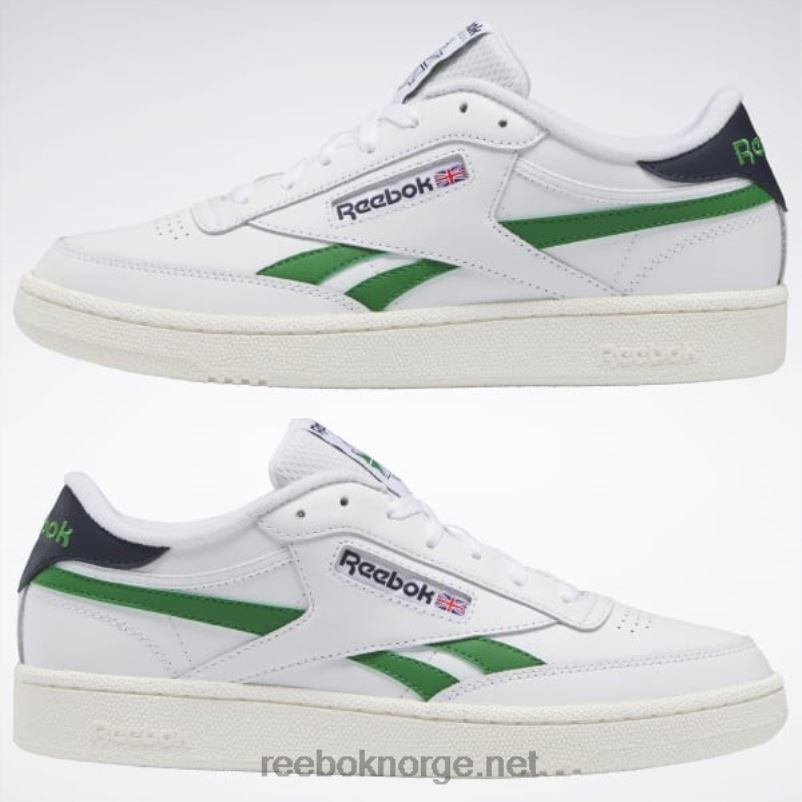 ftwr hvit/glengrønn/vektor marine 2X42N198 Reebok club c hevnsko - Bilde 9
