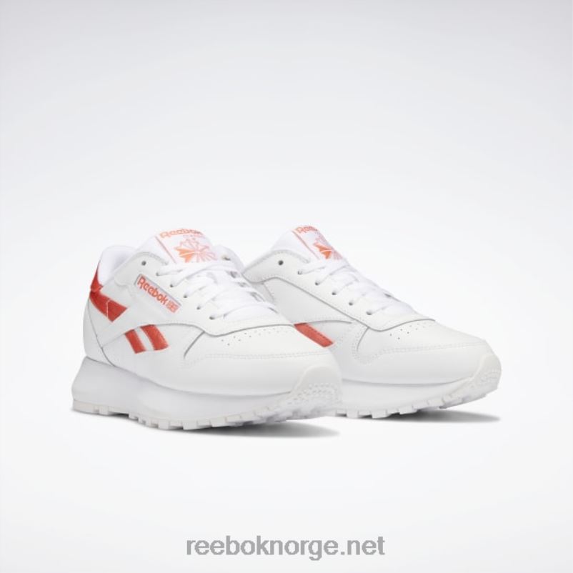 ftwr hvit/halvoransje bluss 2X42N290 Reebok klassiske skinn sp damesko - Bilde 5