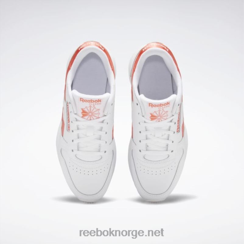ftwr hvit/halvoransje bluss 2X42N290 Reebok klassiske skinn sp damesko - Bilde 8