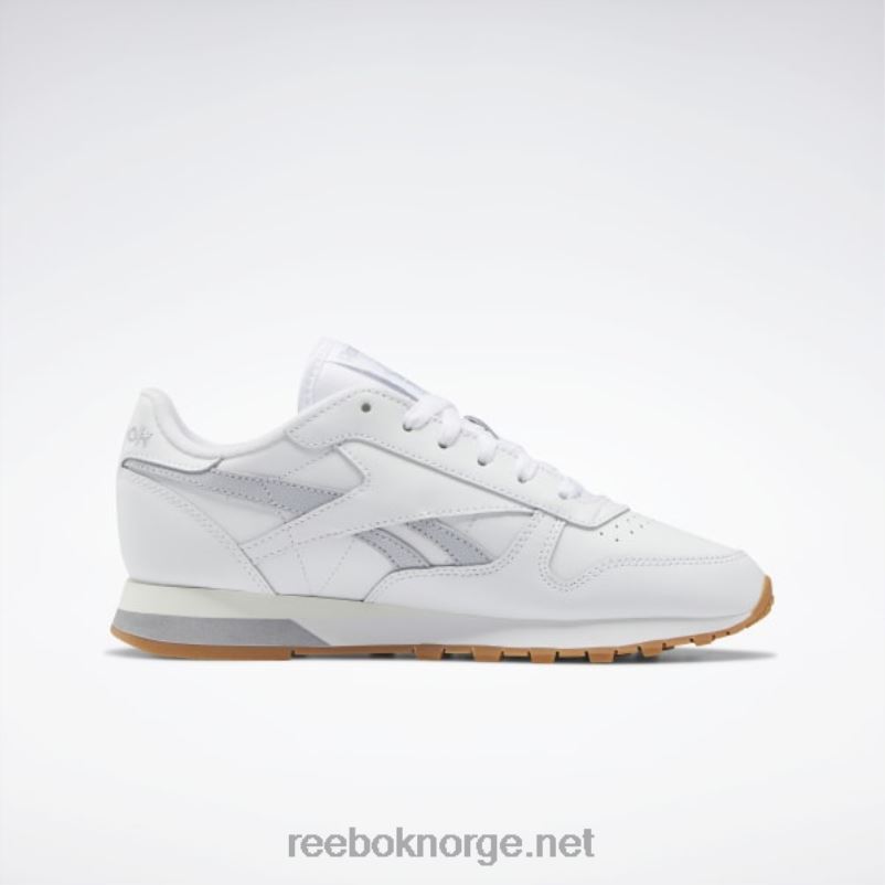 ftwr hvit/kaldgrå 2/kritt 2X42N223 Reebok klassiske damesko i skinn - Bilde 2
