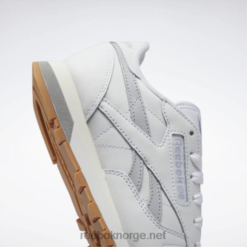 ftwr hvit/kaldgrå 2/kritt 2X42N223 Reebok klassiske damesko i skinn - Bilde 7