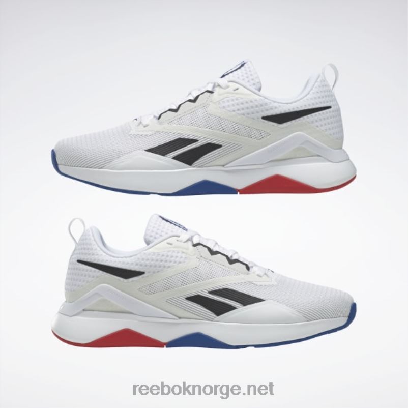 ftwr hvit/kaldgrå 6/kjerne sort 2X42N1139 Reebok nanoflex tr 2.0 treningssko for menn - Bilde 3
