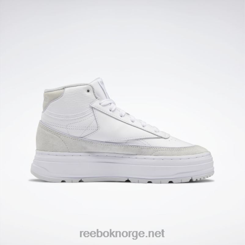 ftwr hvit/kaldgrå/kaldgrå 2 2X42N262 Reebok club c geo mid damesko - Bilde 2