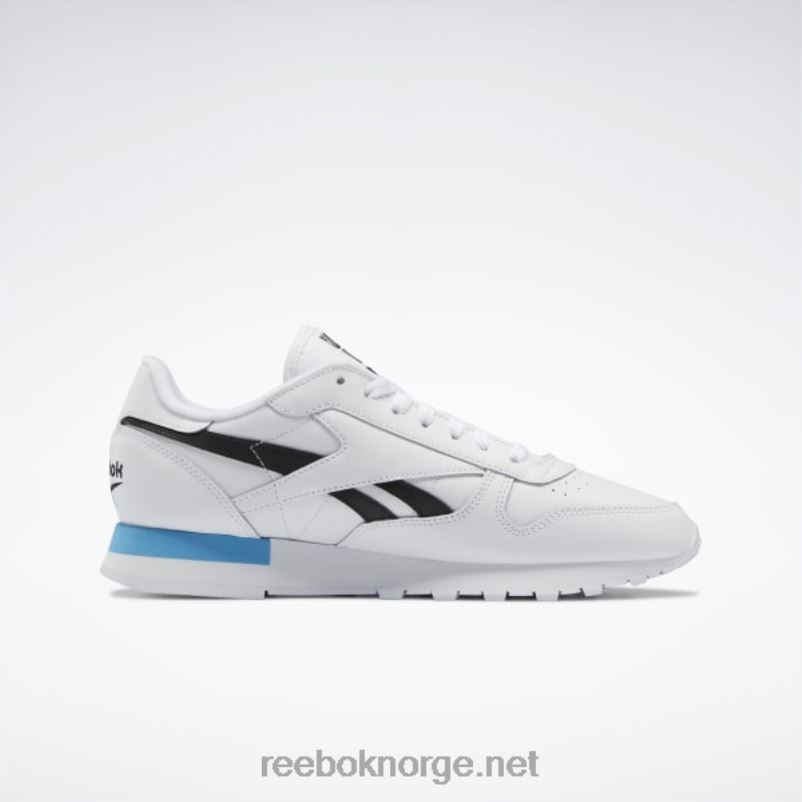 ftwr hvit/kjernesort/strålende aqua 2X42N684 Reebok klassiske skinnsko - Bilde 2