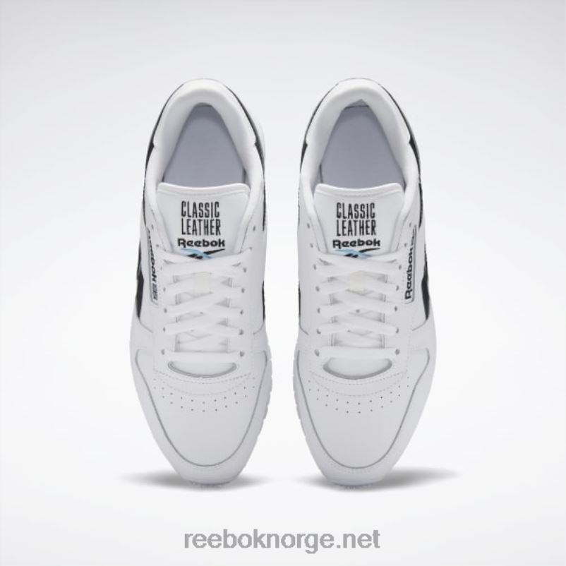 ftwr hvit/kjernesort/strålende aqua 2X42N684 Reebok klassiske skinnsko - Bilde 6