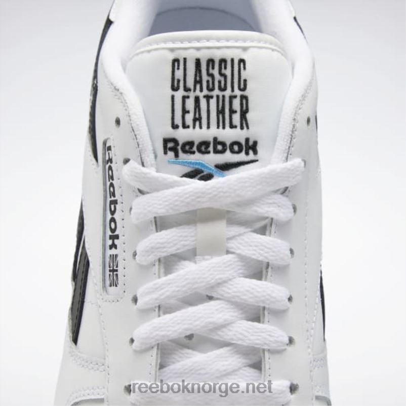 ftwr hvit/kjernesort/strålende aqua 2X42N684 Reebok klassiske skinnsko - Bilde 7