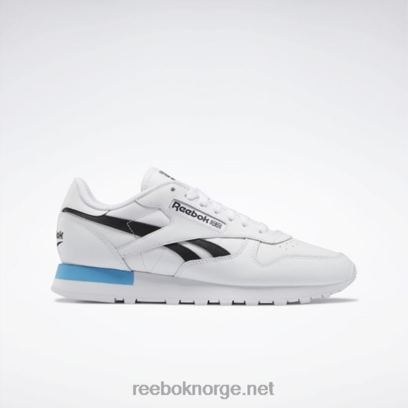 ftwr_hvit_kjernesort_stralende_aqua_2x42n684_reebok_klassiske_skinnsko.jpg ftwr hvit/kjernesort/strålende aqua 2X42N684 Reebok klassiske skinnsko - Bilde 1