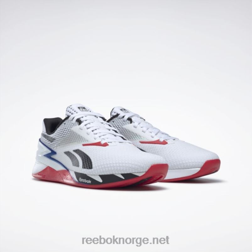 ftwr hvit/kjernesort/vektorblå 2X42N40 Reebok nano x3 sko - Bilde 4