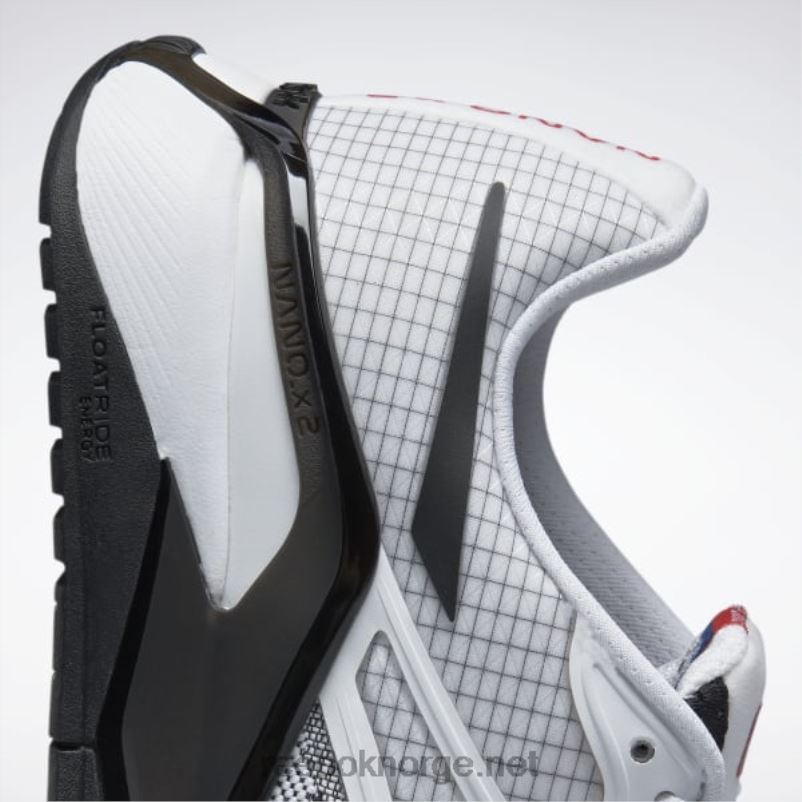 ftwr hvit/kjernesort/vektorrød 2X42N188 Reebok nano x2 treningssko for kvinner - Bilde 5