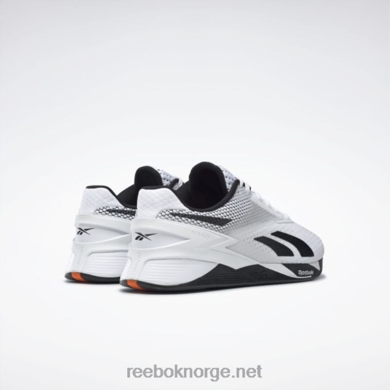 ftwr hvit/kjernesvart/smash oransje s23-r 2X42N41 Reebok nano x3 sko - Bilde 5