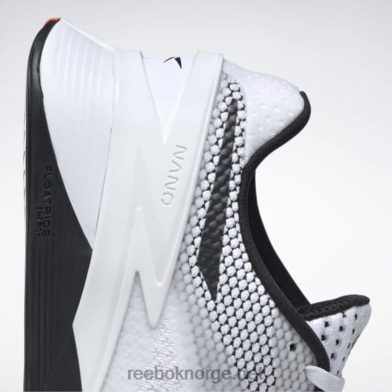 ftwr hvit/kjernesvart/smash oransje s23-r 2X42N41 Reebok nano x3 sko - Bilde 9