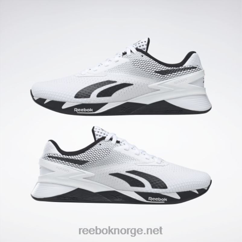 ftwr hvit/kjernesvart/smash oransje s23-r 2X42N41 Reebok nano x3 sko - Bilde 10