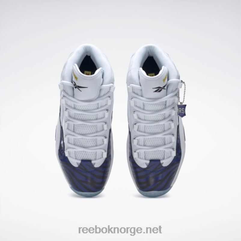 ftwr hvit/klassisk kobolt/kjerne sort 2X42N48 Reebok panini spørsmål midt basketball sko - Bilde 8