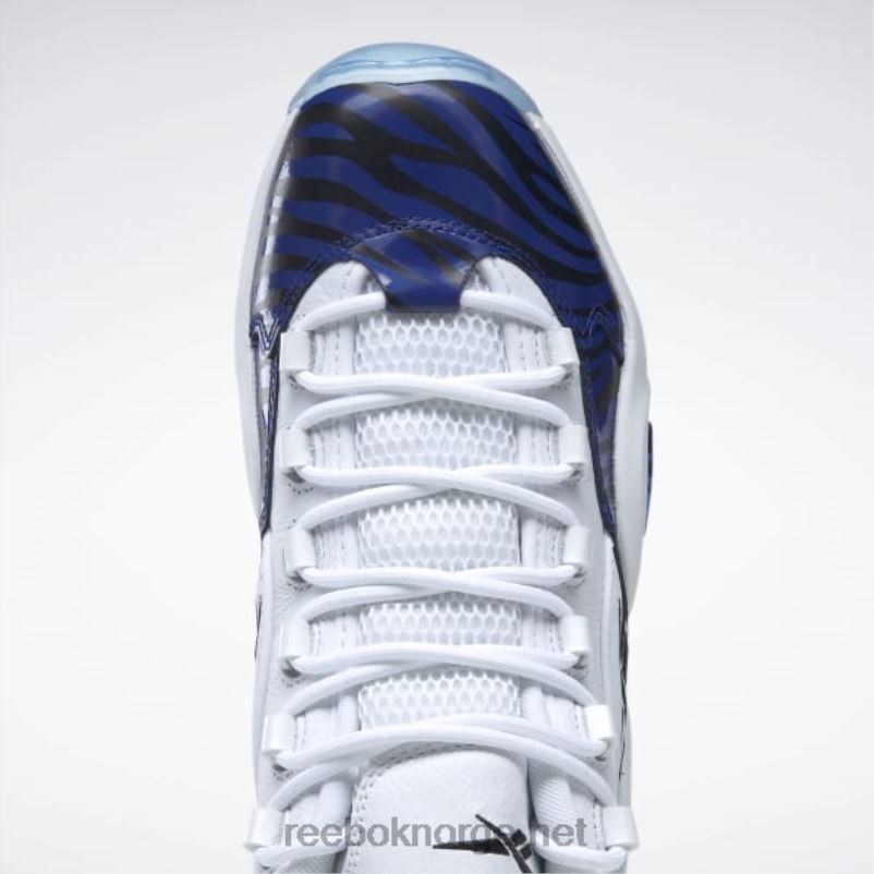 ftwr hvit/klassisk kobolt/kjerne sort 2X42N48 Reebok panini spørsmål midt basketball sko - Bilde 9