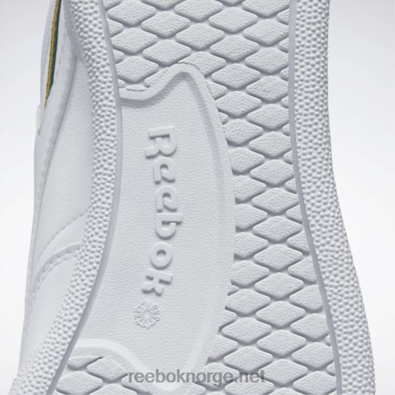 ftwr hvit/kollegialt gull/mørk grønn 2X42N313 Reebok club c 85 veganske sko - Bilde 6
