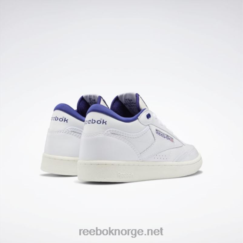ftwr hvit/kritt/fet lilla 2X42N546 Reebok club c mid ii vintage sko - Bilde 4