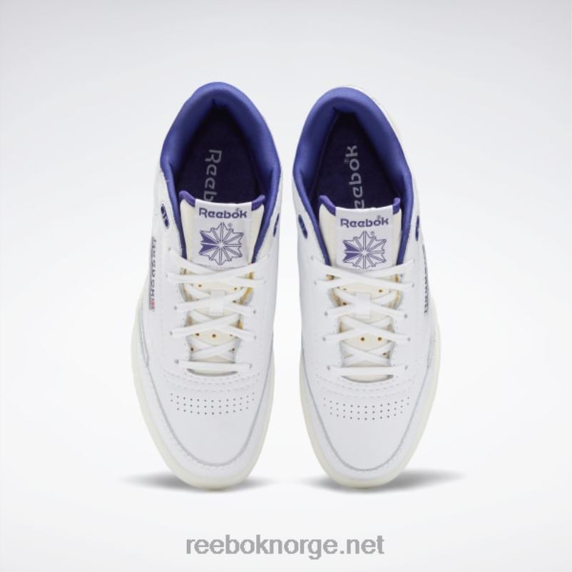 ftwr hvit/kritt/fet lilla 2X42N546 Reebok club c mid ii vintage sko - Bilde 6
