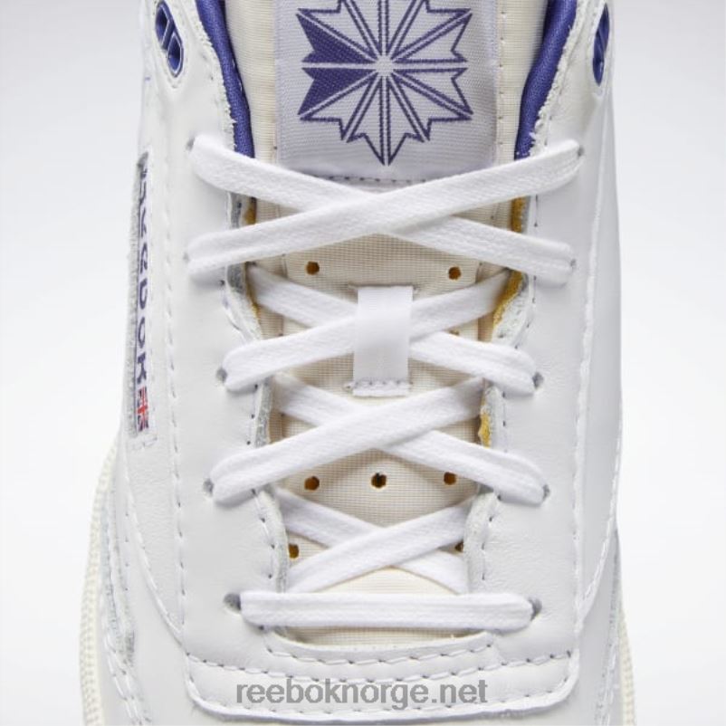 ftwr hvit/kritt/fet lilla 2X42N546 Reebok club c mid ii vintage sko - Bilde 7