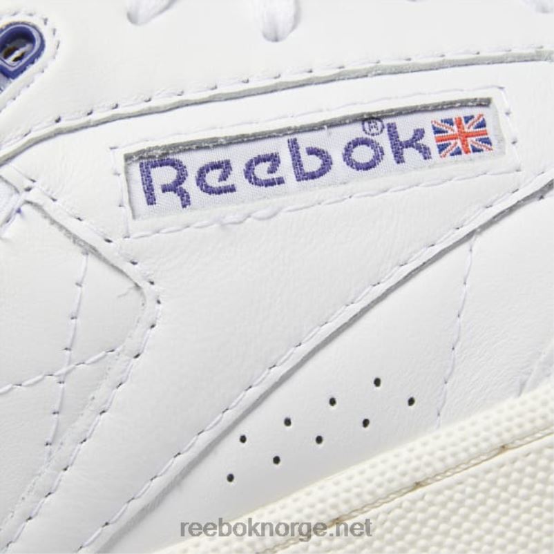 ftwr hvit/kritt/fet lilla 2X42N546 Reebok club c mid ii vintage sko - Bilde 8