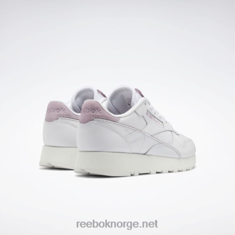 ftwr hvit/kritt/infundert lilla 2X42N209 Reebok klassisk skinn gjør det til dine damesko - Bilde 5