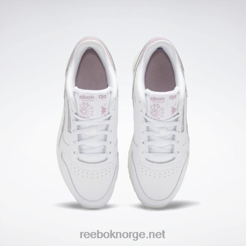 ftwr hvit/kritt/infundert lilla 2X42N209 Reebok klassisk skinn gjør det til dine damesko - Bilde 7