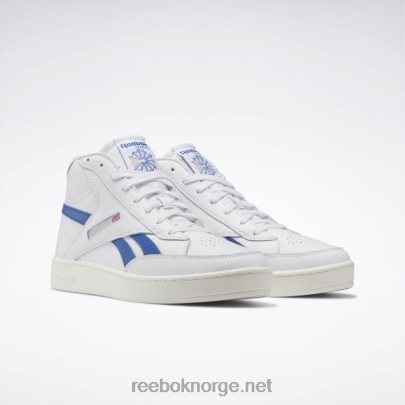 ftwr hvit/kritt/vektorblå 2X42N378 Reebok club c 85 form hi sko - Bilde 3